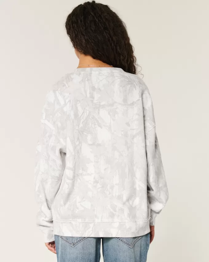 Oversized Camo Number Graphic Notch-Neck Sweatshirt,Oversized Camo Number Graphic Notch-Neck Sweatshirt Oversized Camo Number Graphic Notch-Neck Sweatshirt,Oversized Camo Number Graphic Notch-Neck Sweatshirt