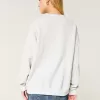 Oversized Flower Graphic Crew Sweatshirt,Oversized Flower Graphic Crew Sweatshirt Oversized Flower Graphic Crew Sweatshirt,Oversized Flower Graphic Crew Sweatshirt