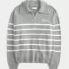 Oversized Half-Zip Graphic Sweater,Oversized Half-Zip Graphic Sweater Oversized Half-Zip Graphic Sweater,Oversized Half-Zip Graphic Sweater