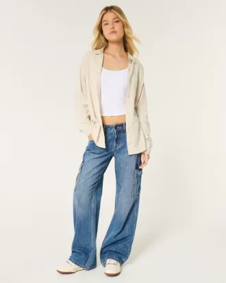 Oversized Linen-Blend Shirt,Oversized Linen-Blend Shirt Oversized Linen-Blend Shirt,Oversized Linen-Blend Shirt