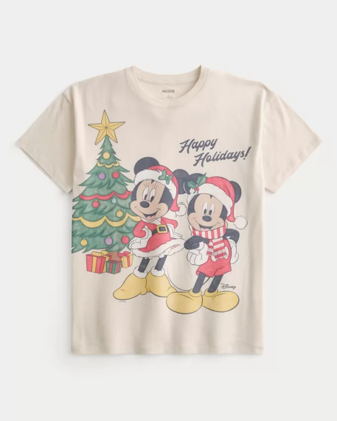 Oversized Minnie & Mickey Mouse Graphic Tee,Oversized Minnie & Mickey Mouse Graphic Tee Oversized Minnie & Mickey Mouse Graphic Tee,Oversized Minnie & Mickey Mouse Graphic Tee
