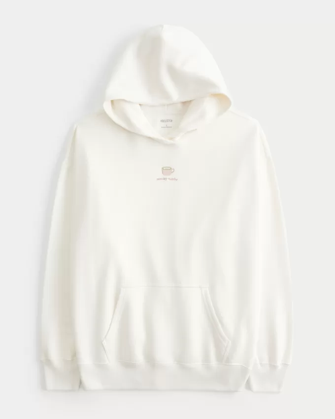 Oversized Monday Matcha Graphic Hoodie,Oversized Monday Matcha Graphic Hoodie Oversized Monday Matcha Graphic Hoodie,Oversized Monday Matcha Graphic Hoodie