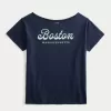 Oversized Off-the-Shoulder Boston Graphic Tee,Oversized Off-the-Shoulder Boston Graphic Tee Oversized Off-the-Shoulder Boston Graphic Tee,Oversized Off-the-Shoulder Boston Graphic Tee