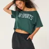 Oversized Off-the-Shoulder Go Sports Graphic Tee,Oversized Off-the-Shoulder Go Sports Graphic Tee Oversized Off-the-Shoulder Go Sports Graphic Tee,Oversized Off-the-Shoulder Go Sports Graphic Tee