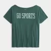Oversized Off-the-Shoulder Go Sports Graphic Tee,Oversized Off-the-Shoulder Go Sports Graphic Tee Oversized Off-the-Shoulder Go Sports Graphic Tee,Oversized Off-the-Shoulder Go Sports Graphic Tee
