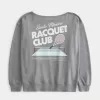 Oversized Off-the-Shoulder Racquet Club Graphic Sweatshirt,Oversized Off-the-Shoulder Racquet Club Graphic Sweatshirt Oversized Off-the-Shoulder Racquet Club Graphic Sweatshirt,Oversized Off-the-Shoulder Racquet Club Graphic Sweatshirt