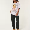 Oversized Off-the-Shoulder Scooby-Doo Graphic Tee,Oversized Off-the-Shoulder Scooby-Doo Graphic Tee Oversized Off-the-Shoulder Scooby-Doo Graphic Tee,Oversized Off-the-Shoulder Scooby-Doo Graphic Tee