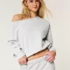 Oversized Off-the-Shoulder Sweatshirt,Oversized Off-the-Shoulder Sweatshirt Oversized Off-the-Shoulder Sweatshirt,Oversized Off-the-Shoulder Sweatshirt