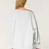 Oversized Off-the-Shoulder Sweatshirt,Oversized Off-the-Shoulder Sweatshirt Oversized Off-the-Shoulder Sweatshirt,Oversized Off-the-Shoulder Sweatshirt