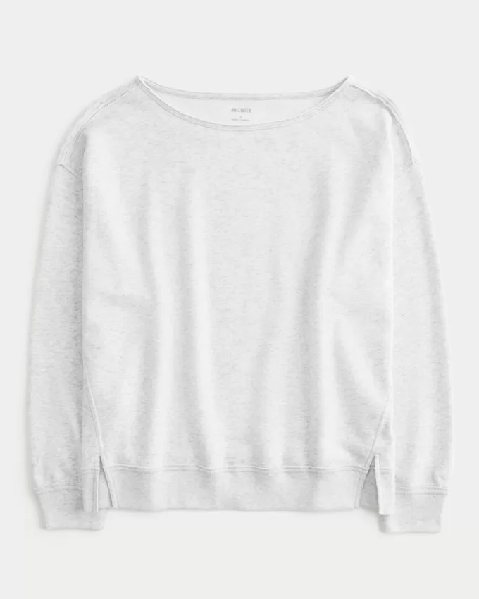 Oversized Off-the-Shoulder Sweatshirt,Oversized Off-the-Shoulder Sweatshirt Oversized Off-the-Shoulder Sweatshirt,Oversized Off-the-Shoulder Sweatshirt