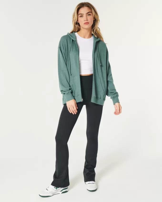 Oversized Terry Zip-Up Hoodie,Oversized Terry Zip-Up Hoodie Oversized Terry Zip-Up Hoodie,Oversized Terry Zip-Up Hoodie