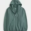 Oversized Terry Zip-Up Hoodie,Oversized Terry Zip-Up Hoodie Oversized Terry Zip-Up Hoodie,Oversized Terry Zip-Up Hoodie