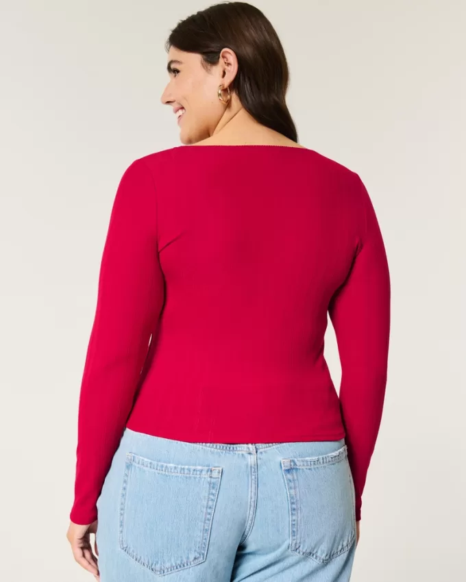 Pointelle Seamless Fabric Scoop Top,Pointelle Seamless Fabric Scoop Top Pointelle Seamless Fabric Scoop Top,Pointelle Seamless Fabric Scoop Top