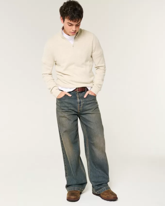 Quarter-Zip Sweater,Quarter-Zip Sweater Quarter-Zip Sweater,Quarter-Zip Sweater