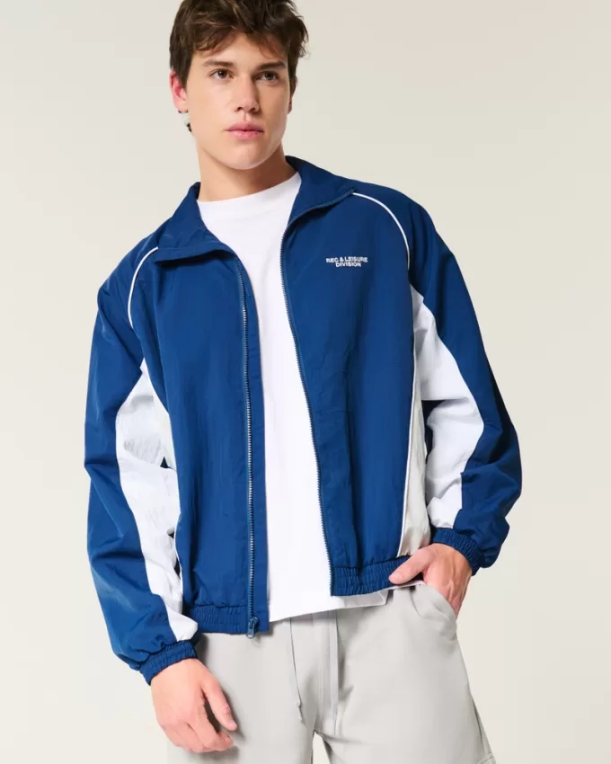 Rec & Leisure Division Graphic Windbreaker Jacket,Rec & Leisure Division Graphic Windbreaker Jacket Rec & Leisure Division Graphic Windbreaker Jacket,Rec & Leisure Division Graphic Windbreaker Jacket