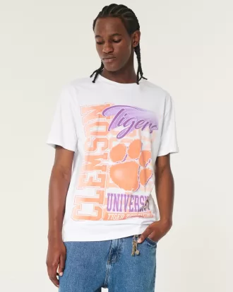 Relaxed Clemson University Tigers Graphic Tee,Relaxed Clemson University Tigers Graphic Tee Relaxed Clemson University Tigers Graphic Tee,Relaxed Clemson University Tigers Graphic Tee