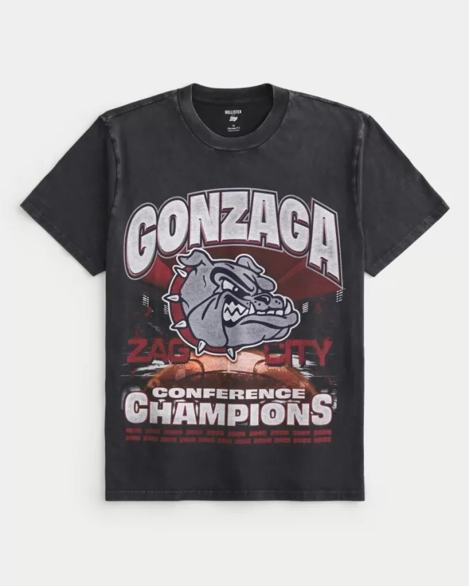 Relaxed Gonzaga University Graphic Tee,Relaxed Gonzaga University Graphic Tee Relaxed Gonzaga University Graphic Tee,Relaxed Gonzaga University Graphic Tee
