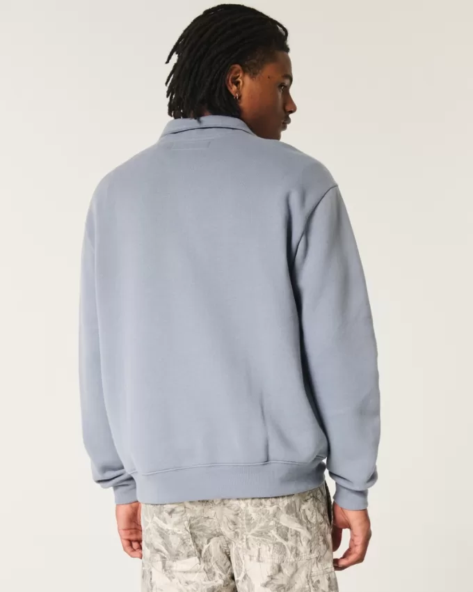 Relaxed Half-Zip Logo Sweatshirt,Relaxed Half-Zip Logo Sweatshirt Relaxed Half-Zip Logo Sweatshirt,Relaxed Half-Zip Logo Sweatshirt