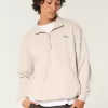 Relaxed Half-Zip Logo Sweatshirt,Relaxed Half-Zip Logo Sweatshirt Relaxed Half-Zip Logo Sweatshirt,Relaxed Half-Zip Logo Sweatshirt