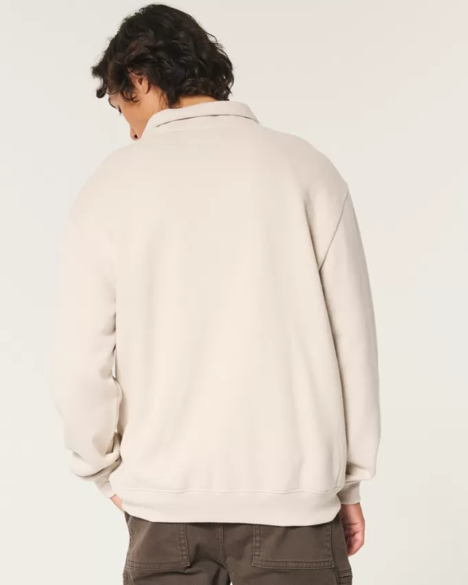 Relaxed Half-Zip Logo Sweatshirt,Relaxed Half-Zip Logo Sweatshirt Relaxed Half-Zip Logo Sweatshirt,Relaxed Half-Zip Logo Sweatshirt