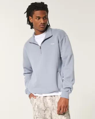 Relaxed Half-Zip Logo Sweatshirt,Relaxed Half-Zip Logo Sweatshirt Relaxed Half-Zip Logo Sweatshirt,Relaxed Half-Zip Logo Sweatshirt