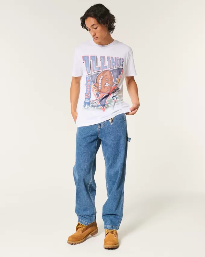 Relaxed Illinois Fighting Illini Graphic Tee,Relaxed Illinois Fighting Illini Graphic Tee Relaxed Illinois Fighting Illini Graphic Tee,Relaxed Illinois Fighting Illini Graphic Tee