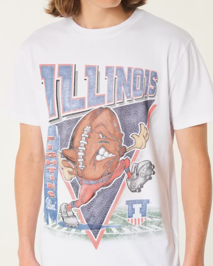 Relaxed Illinois Fighting Illini Graphic Tee,Relaxed Illinois Fighting Illini Graphic Tee Relaxed Illinois Fighting Illini Graphic Tee,Relaxed Illinois Fighting Illini Graphic Tee