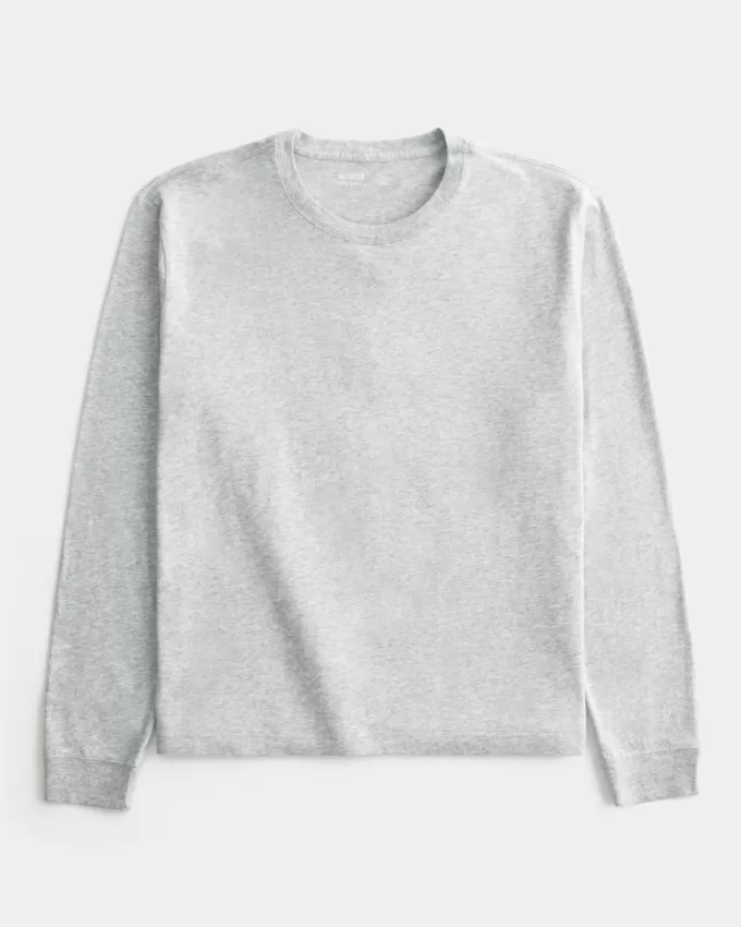Relaxed Long-Sleeve Crew T-Shirt,Relaxed Long-Sleeve Crew T-Shirt Relaxed Long-Sleeve Crew T-Shirt,Relaxed Long-Sleeve Crew T-Shirt