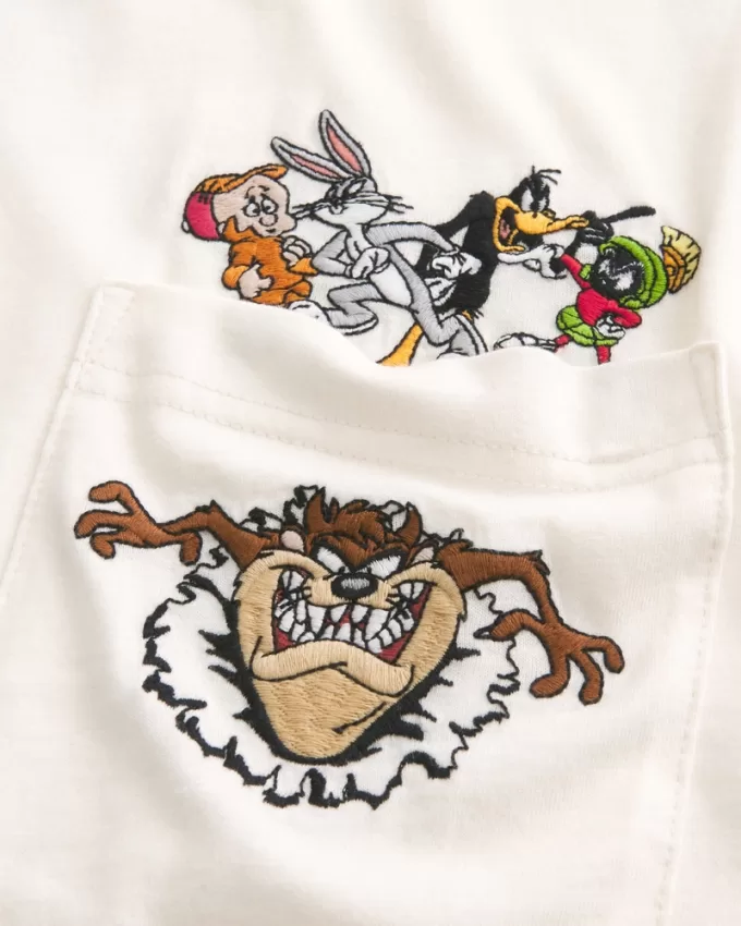 Relaxed Looney Tunes Graphic Pocket Tee,Relaxed Looney Tunes Graphic Pocket Tee Relaxed Looney Tunes Graphic Pocket Tee,Relaxed Looney Tunes Graphic Pocket Tee