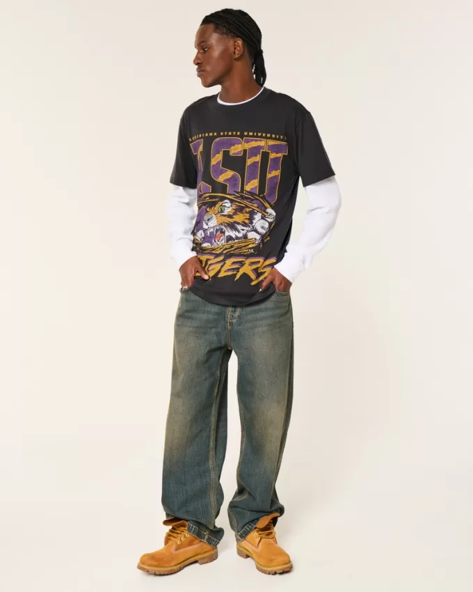 Relaxed Louisiana State University Tigers Graphic Tee,Relaxed Louisiana State University Tigers Graphic Tee Relaxed Louisiana State University Tigers Graphic Tee,Relaxed Louisiana State University Tigers Graphic Tee