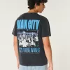 Relaxed Manchester City Graphic Tee,Relaxed Manchester City Graphic Tee Relaxed Manchester City Graphic Tee,Relaxed Manchester City Graphic Tee