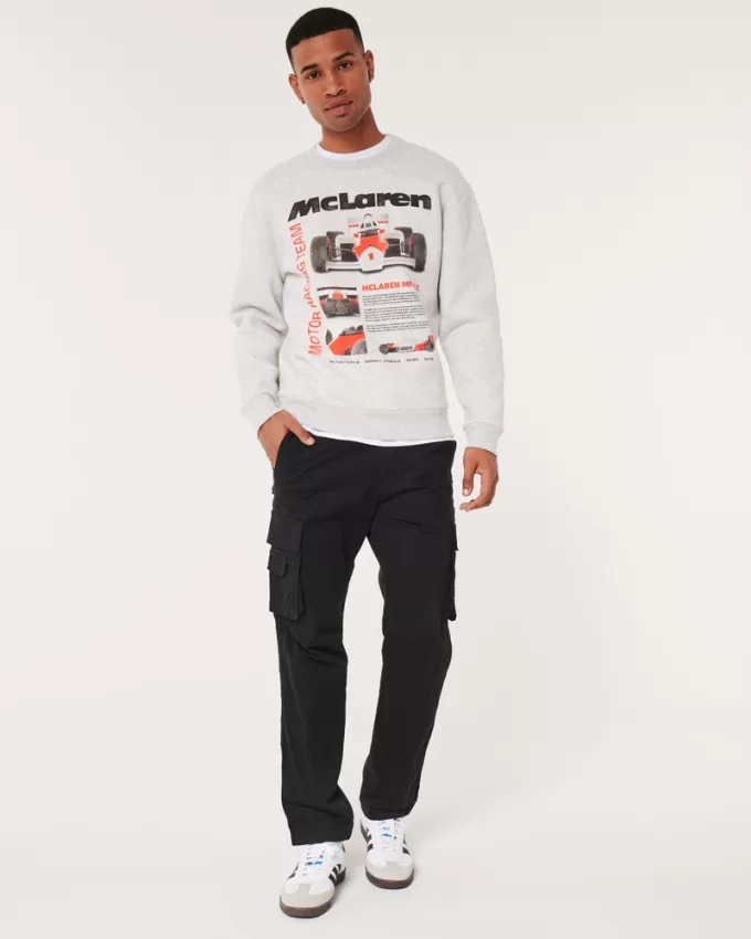 Relaxed McLaren Graphic Crew Sweatshirt,Relaxed McLaren Graphic Crew Sweatshirt Relaxed McLaren Graphic Crew Sweatshirt,Relaxed McLaren Graphic Crew Sweatshirt