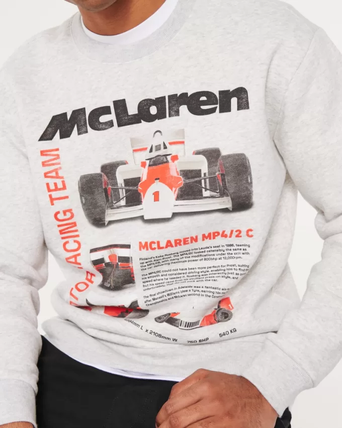 Relaxed McLaren Graphic Crew Sweatshirt,Relaxed McLaren Graphic Crew Sweatshirt Relaxed McLaren Graphic Crew Sweatshirt,Relaxed McLaren Graphic Crew Sweatshirt