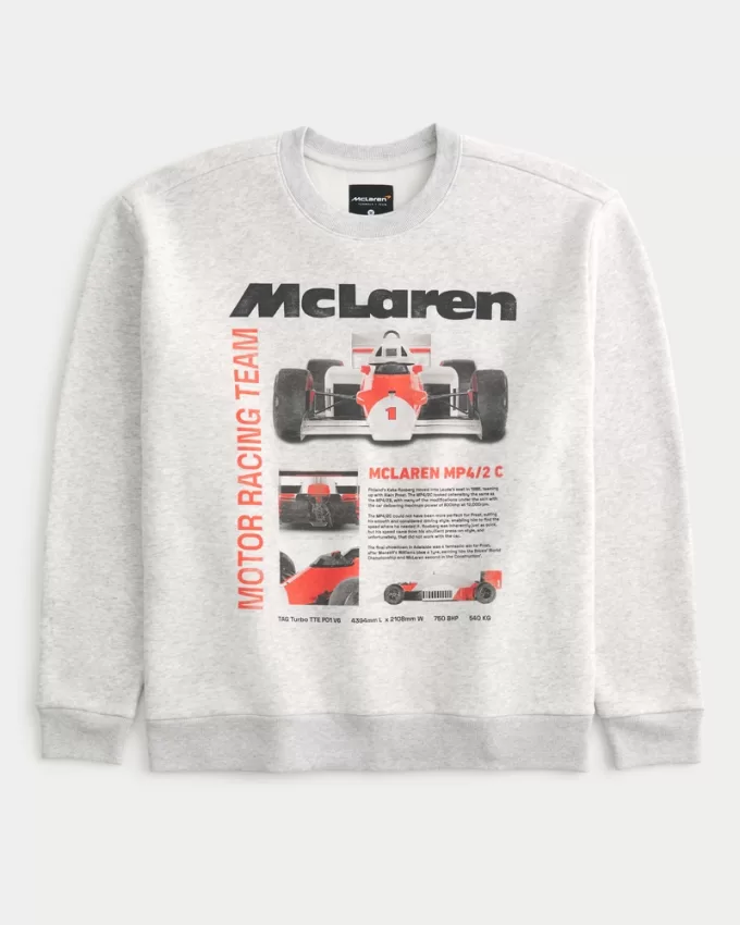 Relaxed McLaren Graphic Crew Sweatshirt,Relaxed McLaren Graphic Crew Sweatshirt Relaxed McLaren Graphic Crew Sweatshirt,Relaxed McLaren Graphic Crew Sweatshirt