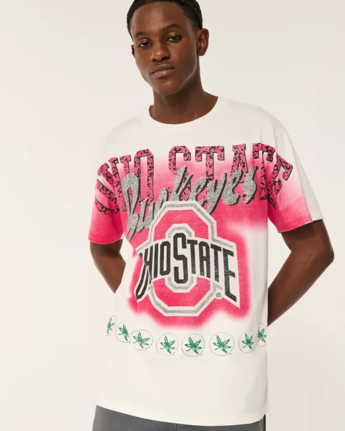 Relaxed Ohio State Buckeyes Graphic Tee,Relaxed Ohio State Buckeyes Graphic Tee Relaxed Ohio State Buckeyes Graphic Tee,Relaxed Ohio State Buckeyes Graphic Tee
