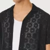 Relaxed Short-Sleeve Lace Shirt,Relaxed Short-Sleeve Lace Shirt Relaxed Short-Sleeve Lace Shirt,Relaxed Short-Sleeve Lace Shirt