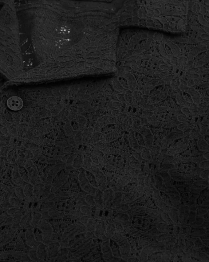 Relaxed Short-Sleeve Lace Shirt,Relaxed Short-Sleeve Lace Shirt Relaxed Short-Sleeve Lace Shirt,Relaxed Short-Sleeve Lace Shirt