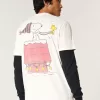 Relaxed Snoopy Graphic Tee,Relaxed Snoopy Graphic Tee Relaxed Snoopy Graphic Tee,Relaxed Snoopy Graphic Tee