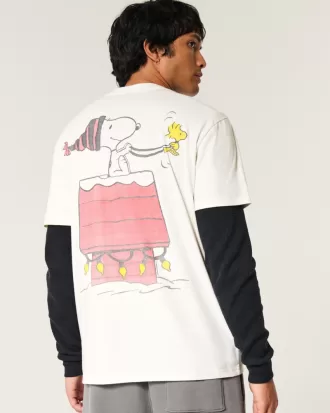 Relaxed Snoopy Graphic Tee,Relaxed Snoopy Graphic Tee Relaxed Snoopy Graphic Tee,Relaxed Snoopy Graphic Tee