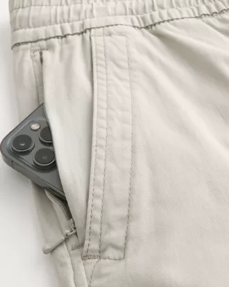 Relaxed Twill Cargo Joggers,Relaxed Twill Cargo Joggers