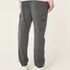 Relaxed Twill Cargo Joggers,Relaxed Twill Cargo Joggers
