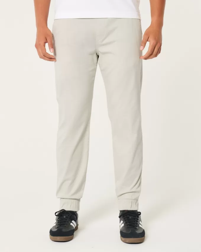 Relaxed Twill Joggers,Relaxed Twill Joggers
