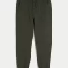 Relaxed Twill Joggers,Relaxed Twill Joggers