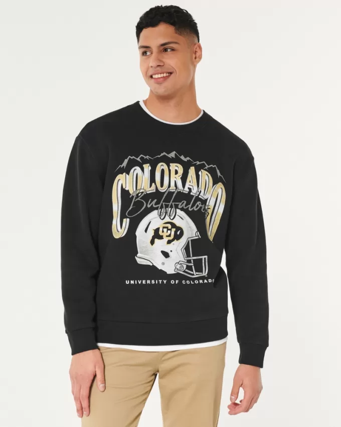 Relaxed University of Colorado Buffaloes Graphic Crew Sweatshirt,Relaxed University of Colorado Buffaloes Graphic Crew Sweatshirt Relaxed University of Colorado Buffaloes Graphic Crew Sweatshirt,Relaxed University of Colorado Buffaloes Graphic Crew Sweatshirt