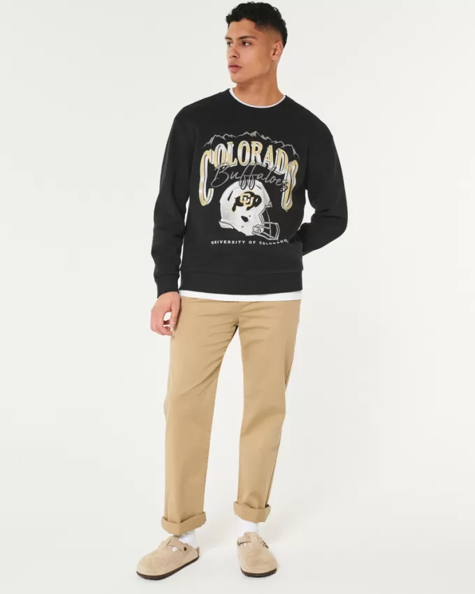 Relaxed University of Colorado Buffaloes Graphic Crew Sweatshirt,Relaxed University of Colorado Buffaloes Graphic Crew Sweatshirt Relaxed University of Colorado Buffaloes Graphic Crew Sweatshirt,Relaxed University of Colorado Buffaloes Graphic Crew Sweatshirt