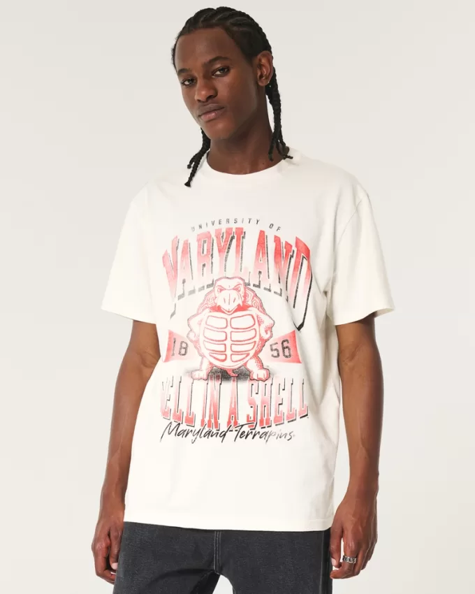 Relaxed University of Maryland Terrapins Graphic Tee,Relaxed University of Maryland Terrapins Graphic Tee Relaxed University of Maryland Terrapins Graphic Tee,Relaxed University of Maryland Terrapins Graphic Tee