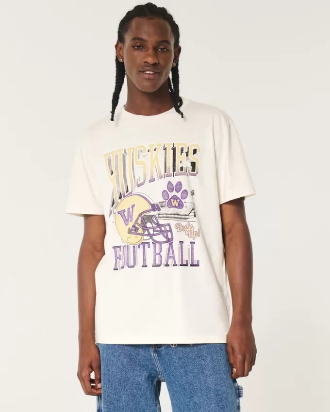 Relaxed University of Washington Huskies Graphic Tee,Relaxed University of Washington Huskies Graphic Tee Relaxed University of Washington Huskies Graphic Tee,Relaxed University of Washington Huskies Graphic Tee