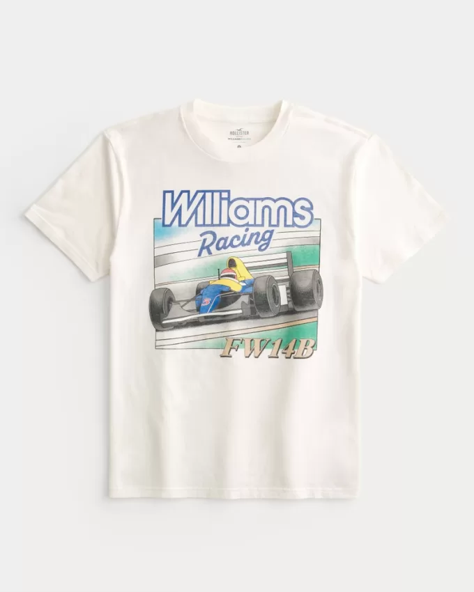 Relaxed Williams Racing Graphic Tee,Relaxed Williams Racing Graphic Tee Relaxed Williams Racing Graphic Tee,Relaxed Williams Racing Graphic Tee