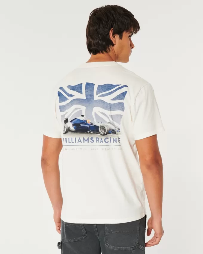 Relaxed Williams Racing Graphic Tee,Relaxed Williams Racing Graphic Tee Relaxed Williams Racing Graphic Tee,Relaxed Williams Racing Graphic Tee