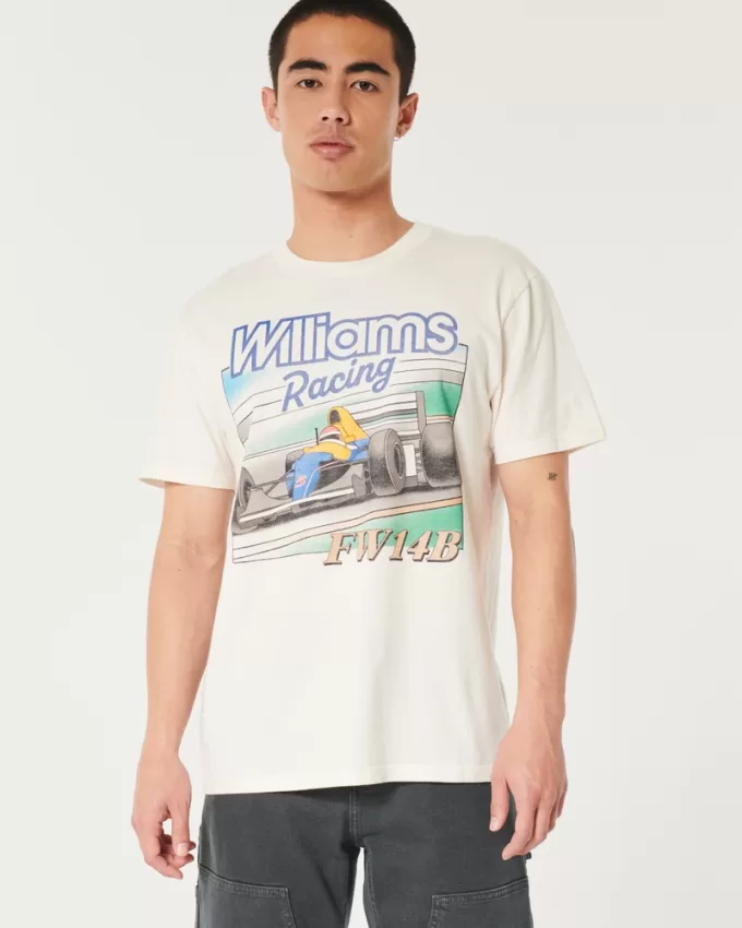 Relaxed Williams Racing Graphic Tee,Relaxed Williams Racing Graphic Tee Relaxed Williams Racing Graphic Tee,Relaxed Williams Racing Graphic Tee